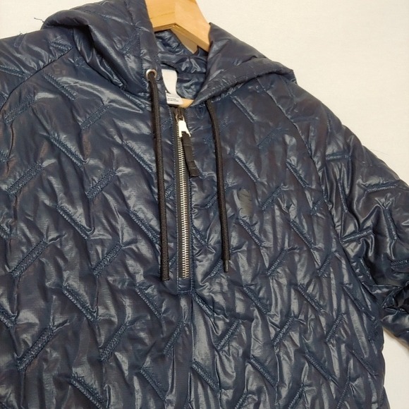 Nike Lab Essentials Insulated Short‎ Sleeve Hoodie Puffer Pullover Blue 916368 S - Picture 5 of 16